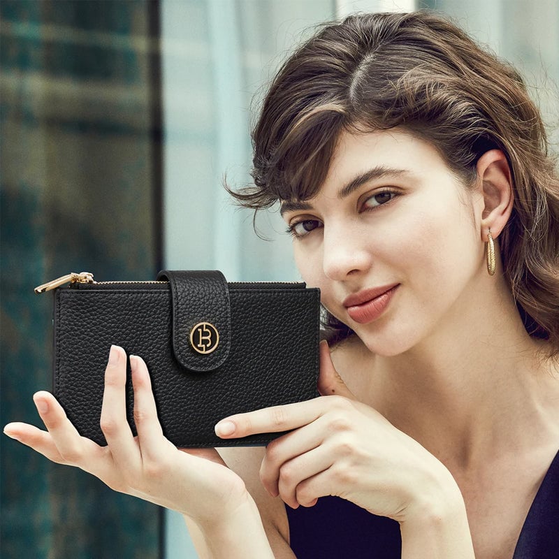 🔥Trendy Clutch with Zipper Pockets and Card Slots