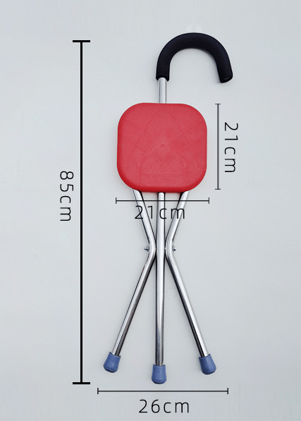 2025 New Design elderly crutch stool-Free shipping