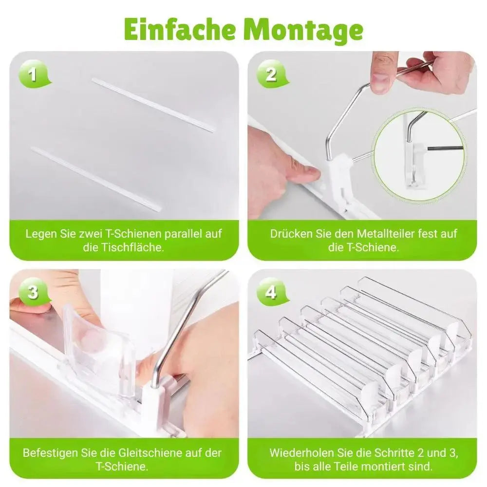 🥤Refrigerator storage rack with pop-out tray