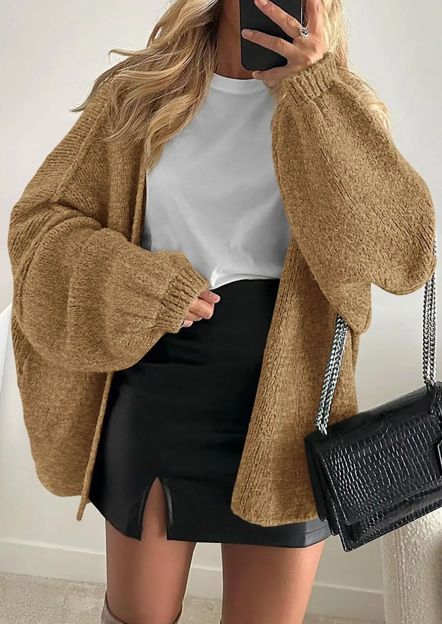 Sinclair Oversized Knit Cardigan
