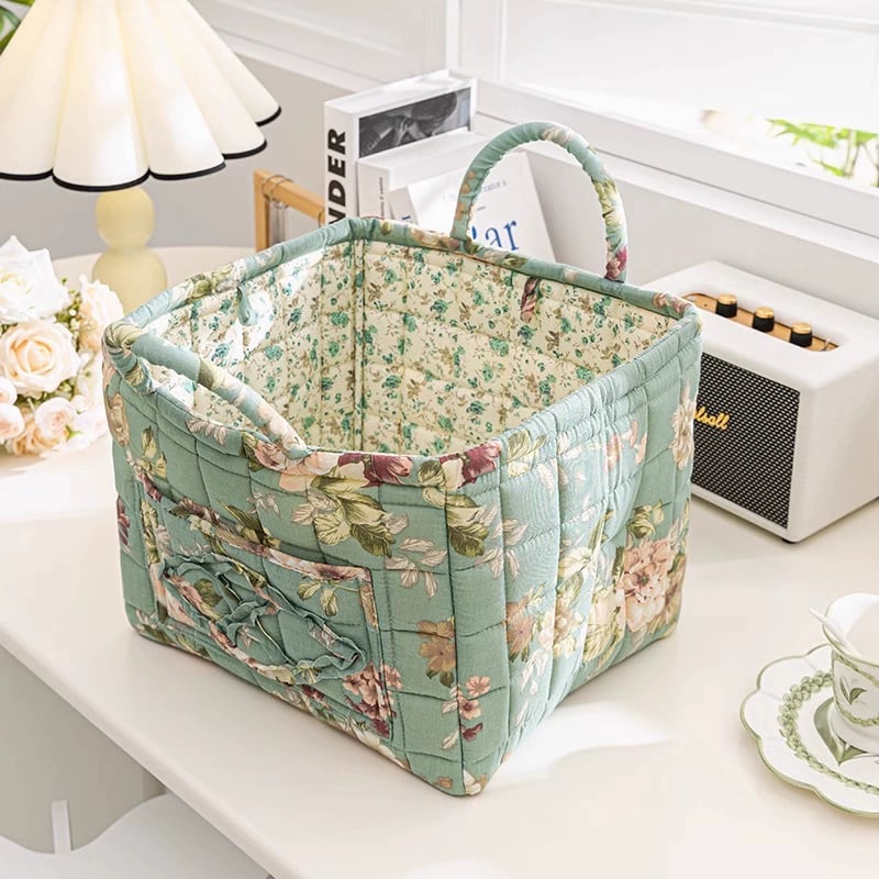 💐💥Boho Fabric Storage Basket🌸
