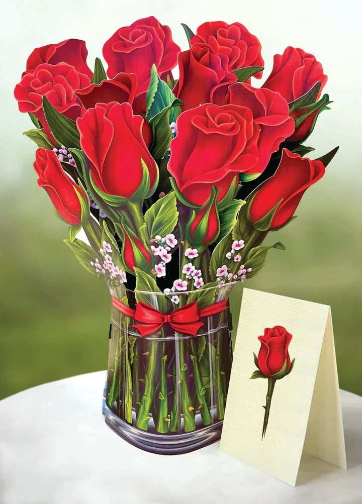🔥Mother's Day Flash Sale - Save 50% 🔥Pop-up Bouquet Greeting Card