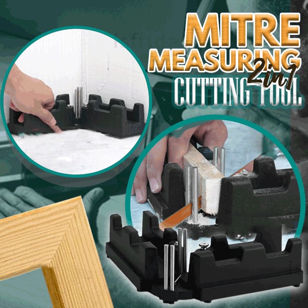(🎄Christmas Sale💥40% OFF)Carpenter 2 in 1 Miter Measuring Tool