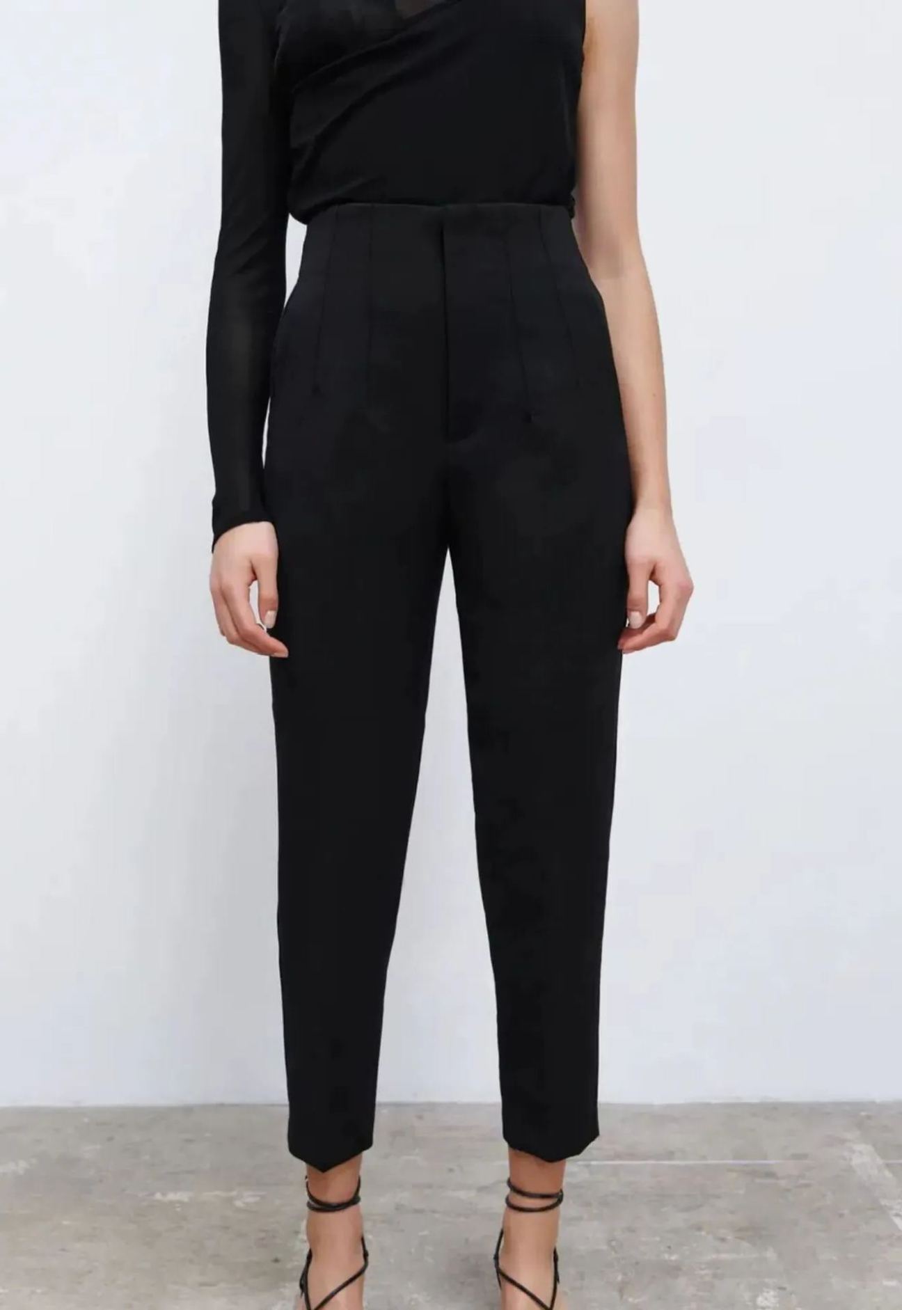 Tailored Pleat High Waist Pants - Buy two and get free shipping!