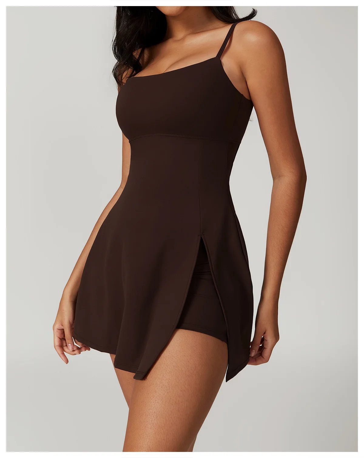 🔥SALE 49% OFF🔥2 in 1 Split Hem Sports Dress - Buy two and get free shipping!