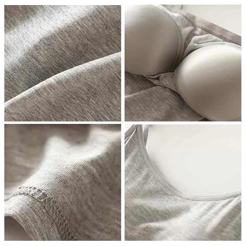 (🎁2025-Christmas Hot Sale🎁)Loose-fitting Tank Top With Built-in Bra