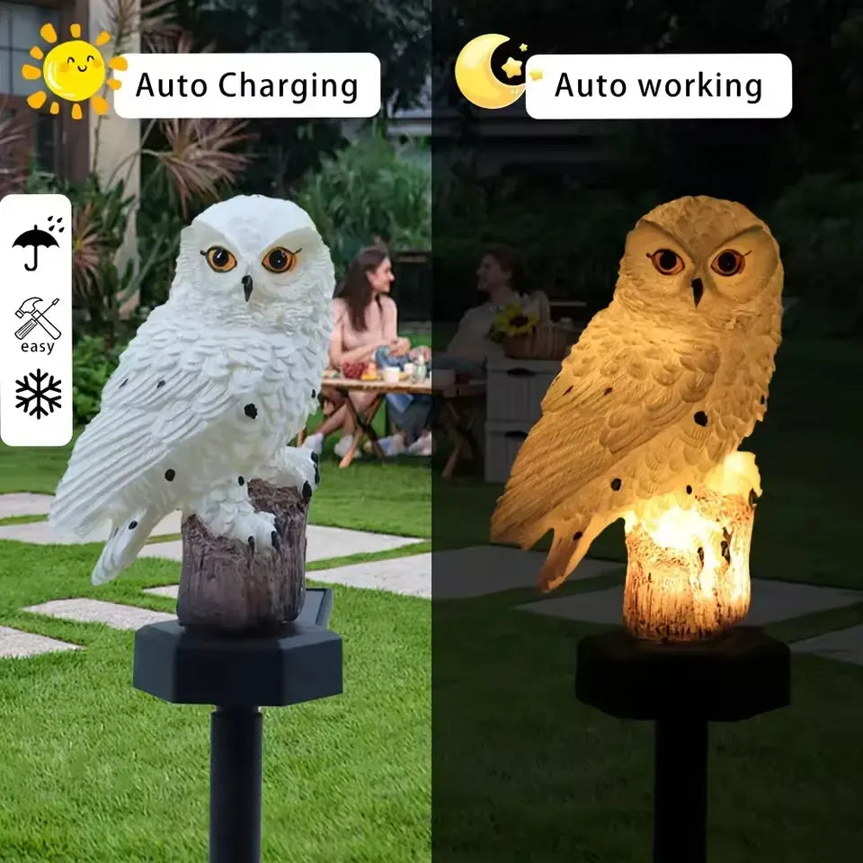 🔥 Limited-Time Offer 🔥 Waterproof Solar Owl Light