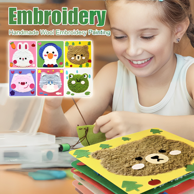 DIY Embroidery Doll Kit for Kids💝[The Perfect Gift]