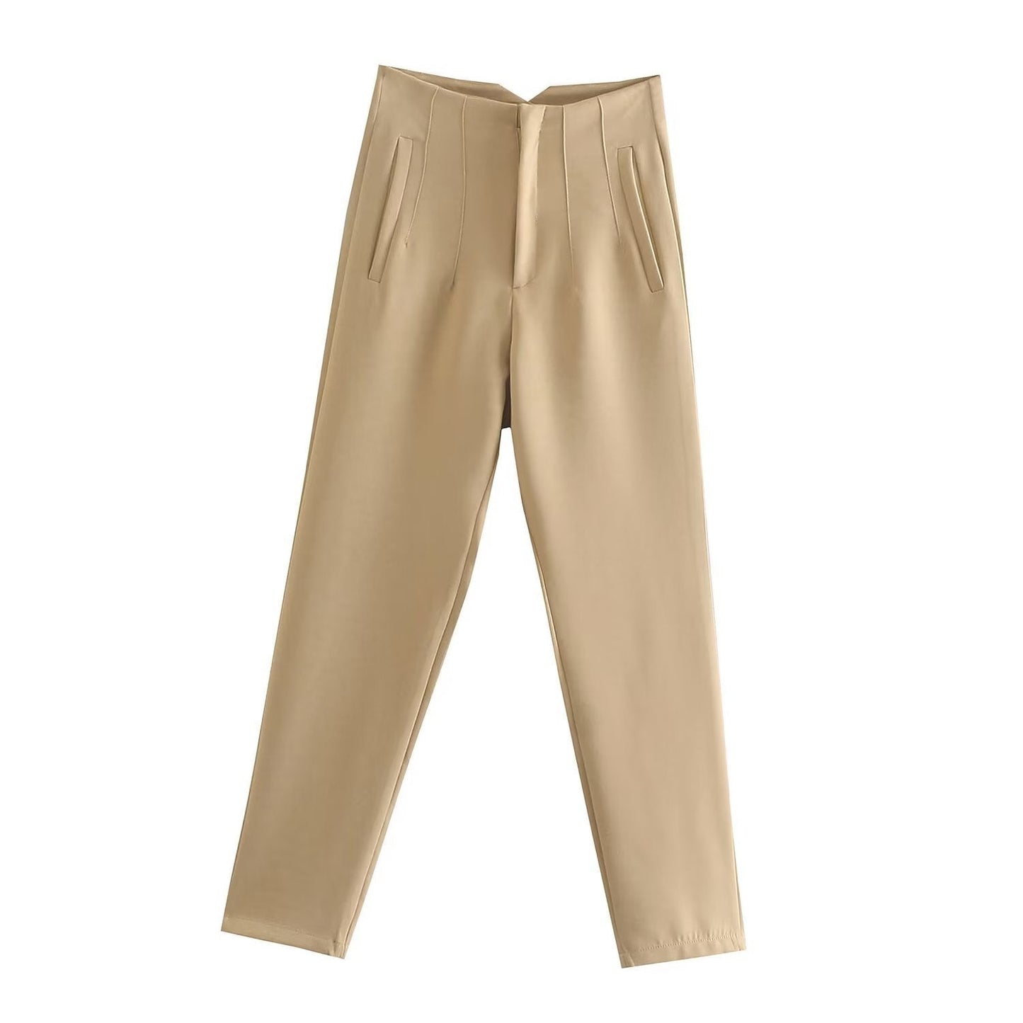 Tailored Pleat High Waist Pants - Buy two and get free shipping!