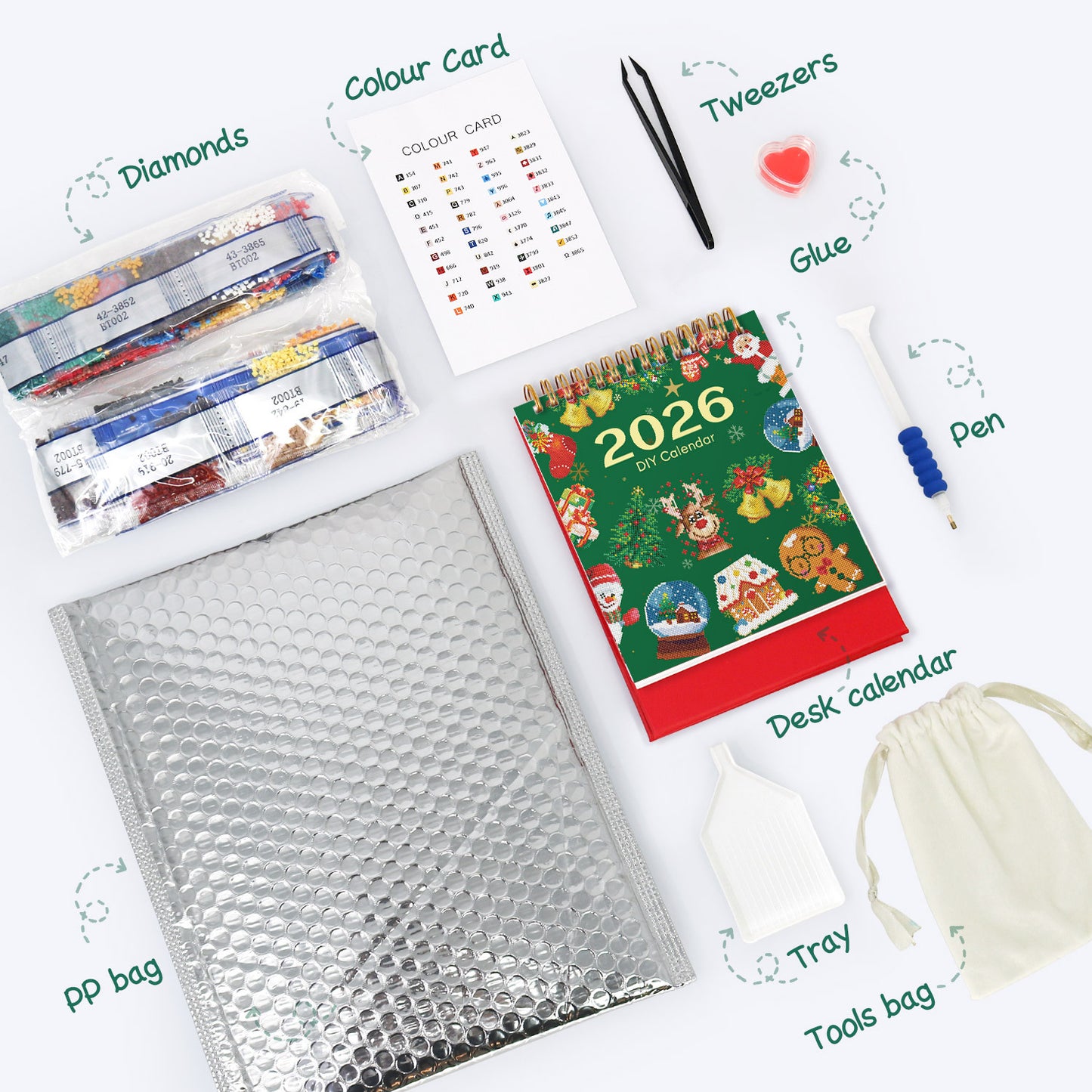 Zodiac Diamond Calendar