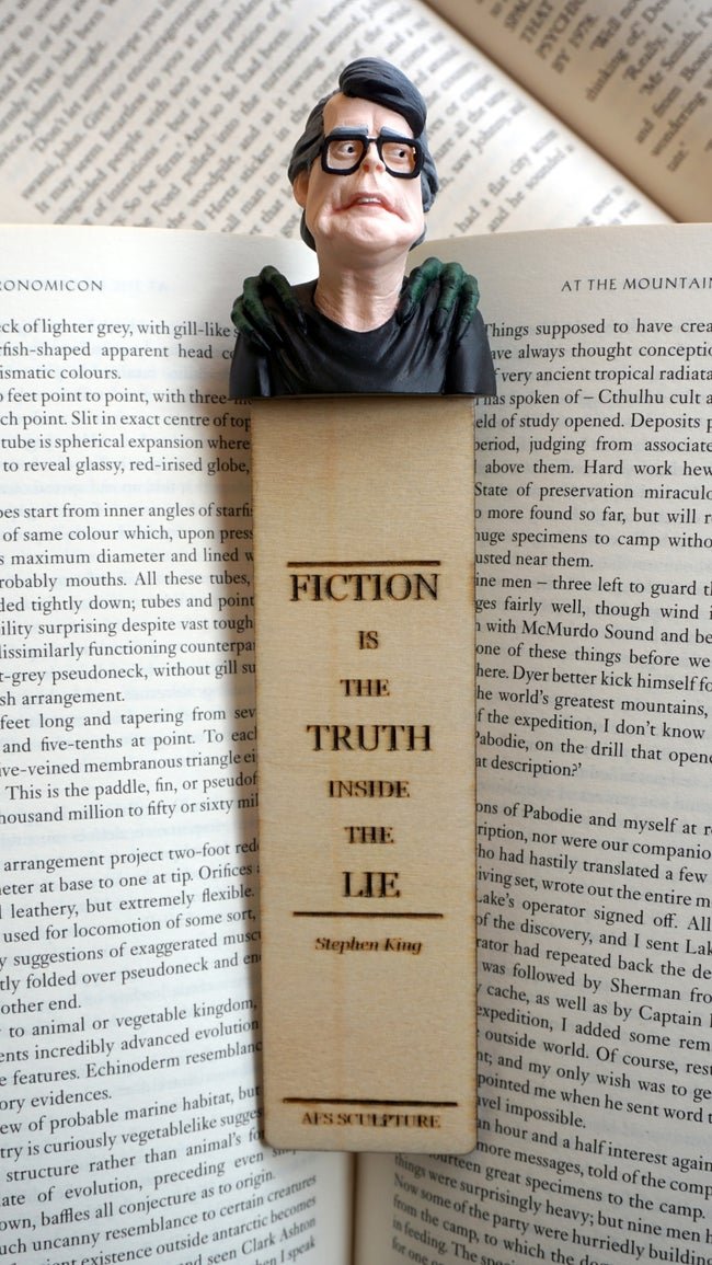 😈Hot sale 65% 🧛‍♂️3d human head horror bookmarks