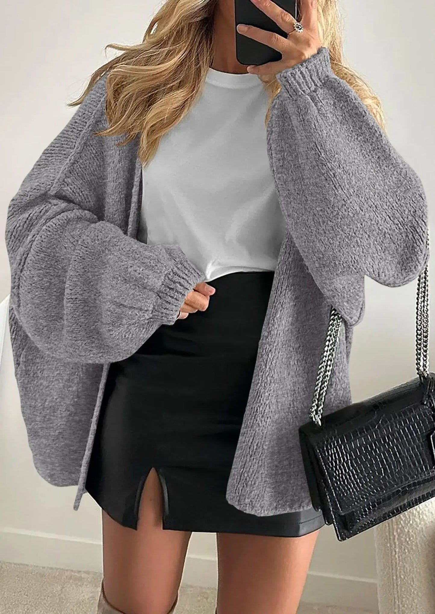 Sinclair Oversized Knit Cardigan