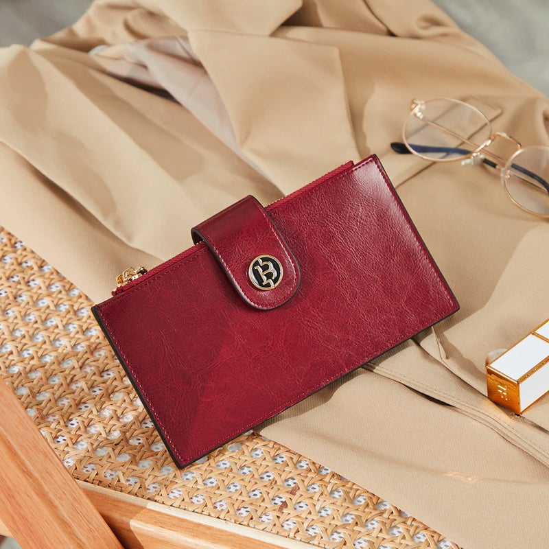 🔥Trendy Clutch with Zipper Pockets and Card Slots