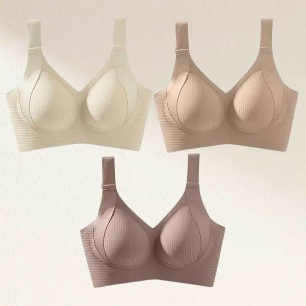 🏆Last Day Buy 1 Get 3 Packs🔥Super Firming Wire-Free Full Cup Bra All-Day Comfort No More Sagging (3-Pack Value Set)