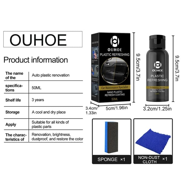 Plastic Revitalizing Coating Agent(Buy 1 Get 1 Free)