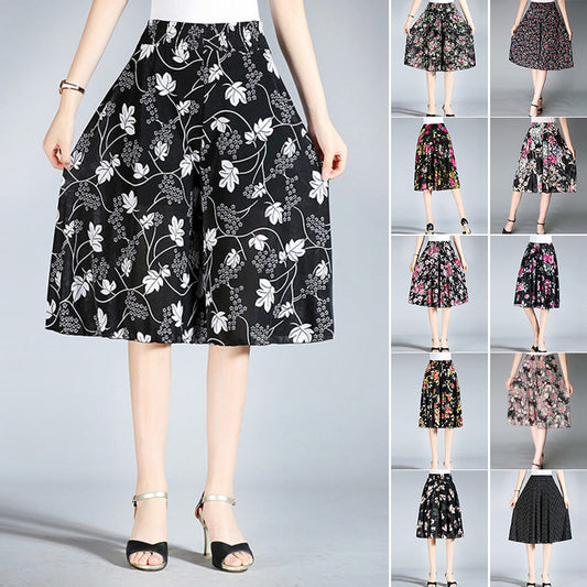 $9.99 – 🔥Women's Vintage Style Wide Leg Culottes