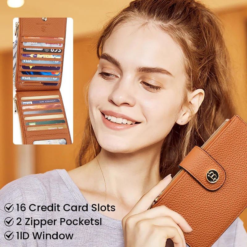 🔥Trendy Clutch with Zipper Pockets and Card Slots