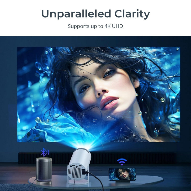 🗺️55% OFF🎥Home cylindrical projector