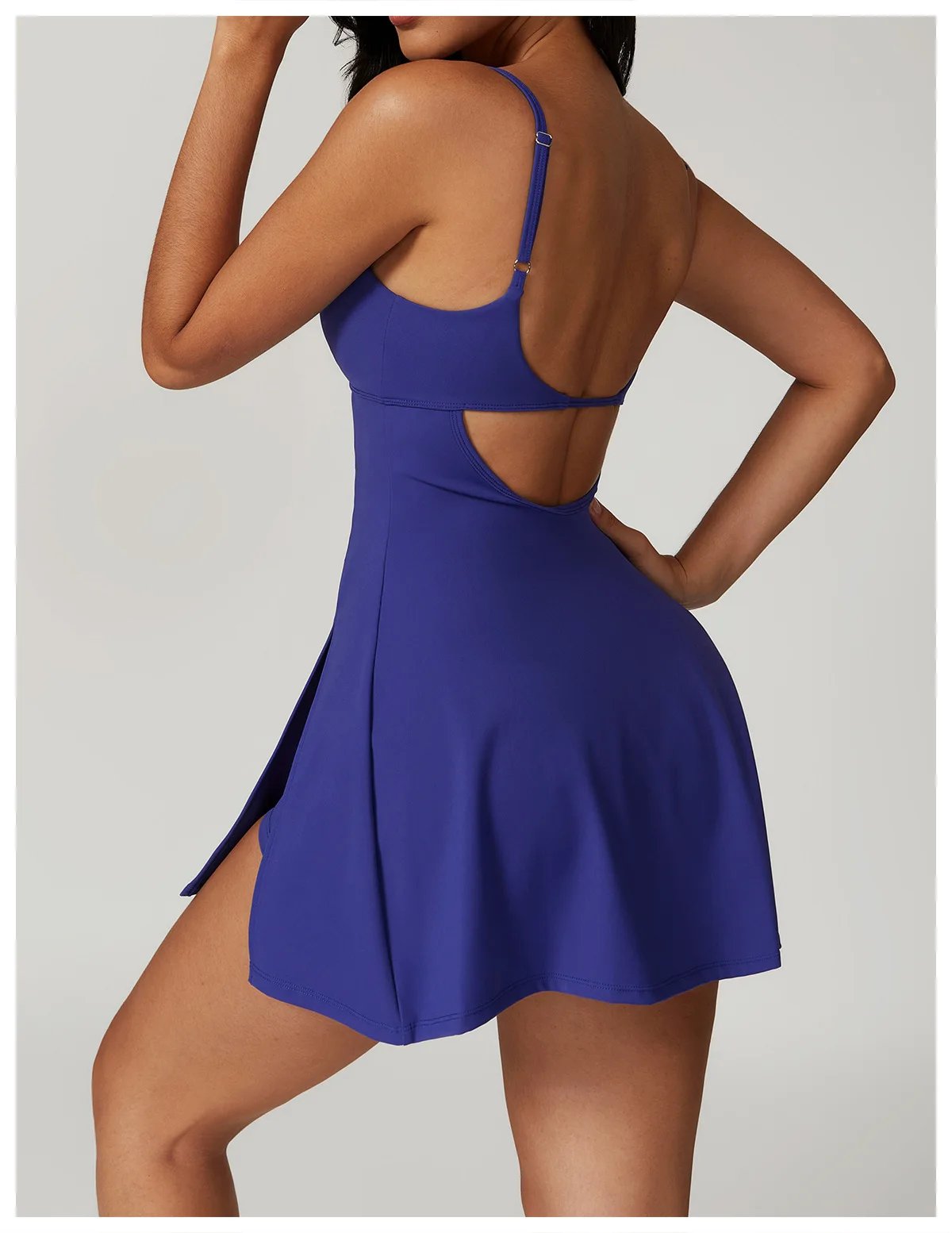 🔥SALE 49% OFF🔥2 in 1 Split Hem Sports Dress - Buy two and get free shipping!