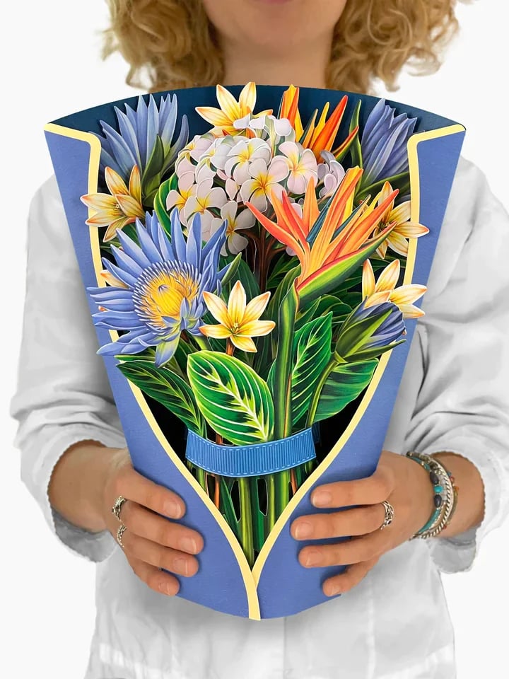 🔥Mother's Day Flash Sale - Save 50% 🔥Pop-up Bouquet Greeting Card