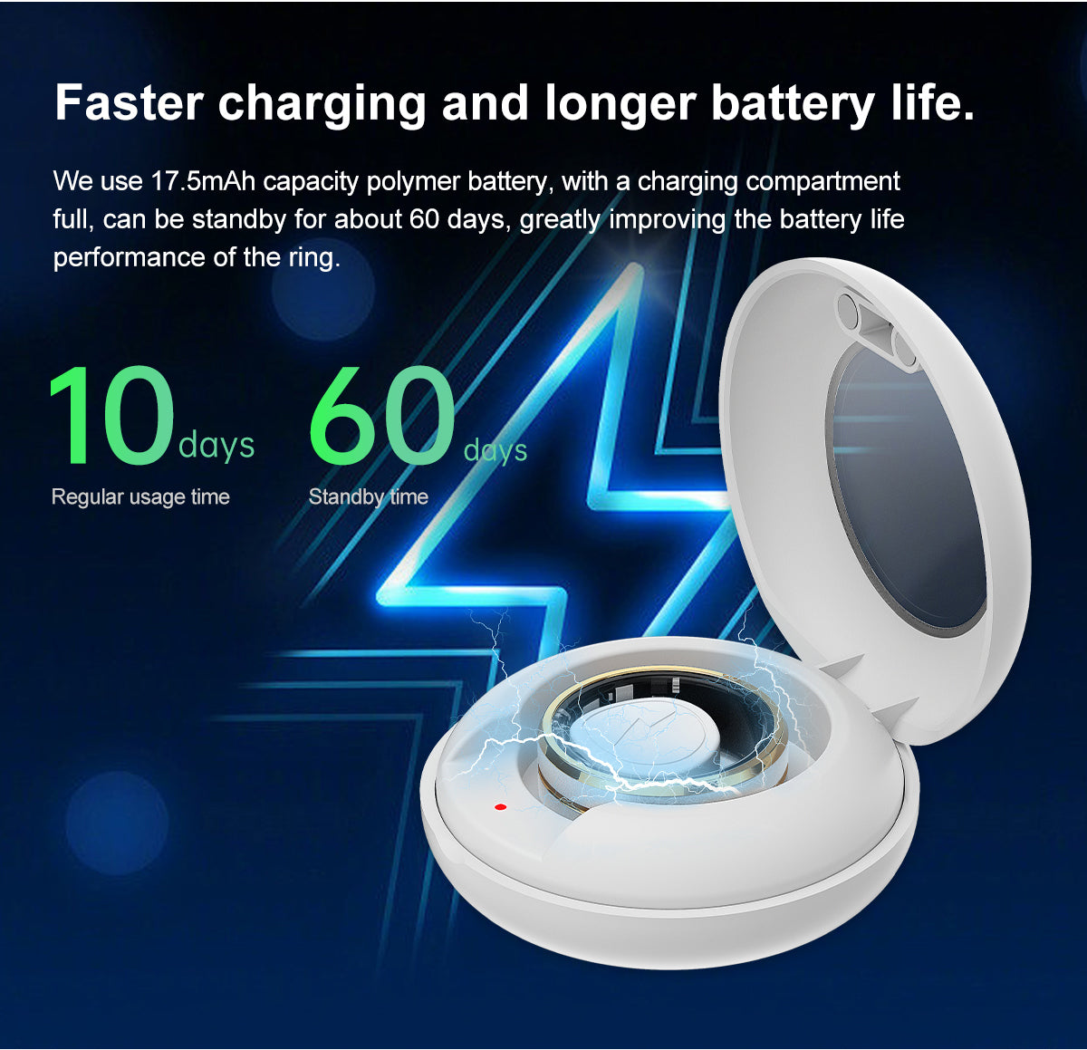 (🔥50% off) Smart Ring (IP68 Waterproof) Compatible with iOS and Android