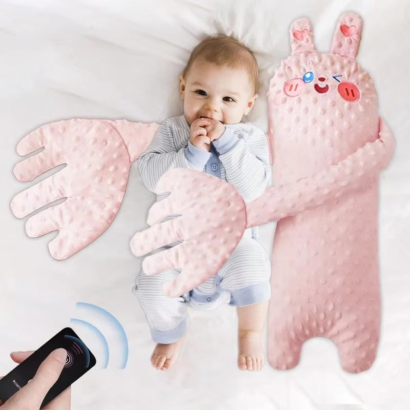 Soothing Bear Hug Baby Pillow with Remote Control
