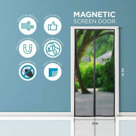 🔥Magnetic Screen Door👾Prevent mosquito-borne viruses