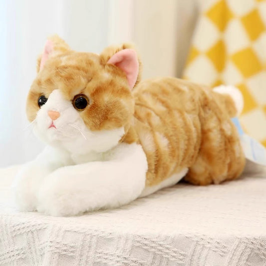 Plush yellow cat