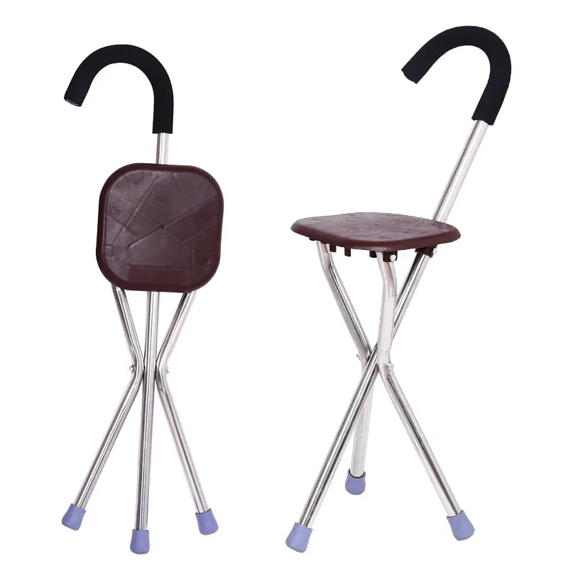 2025 New Design elderly crutch stool-Free shipping