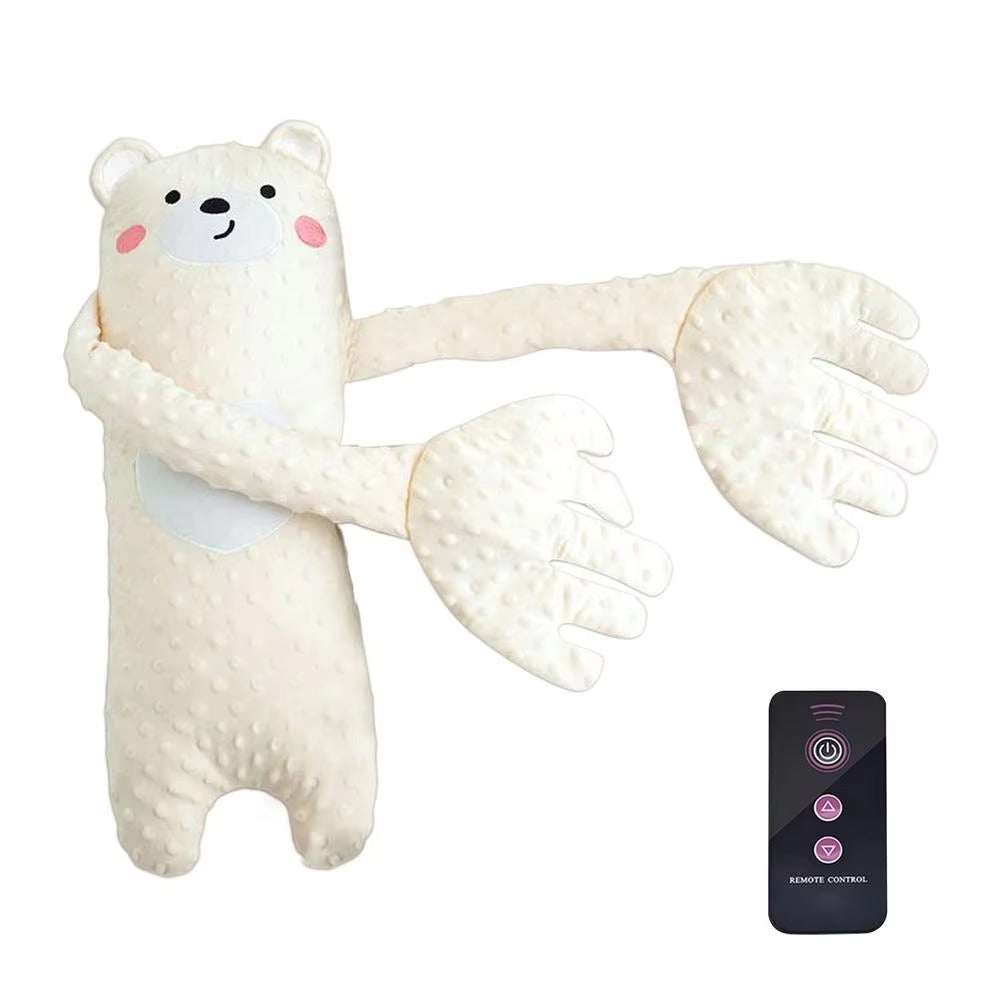 Soothing Bear Hug Baby Pillow with Remote Control