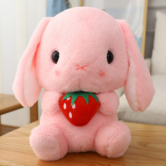 Plush Strawberry Bunny