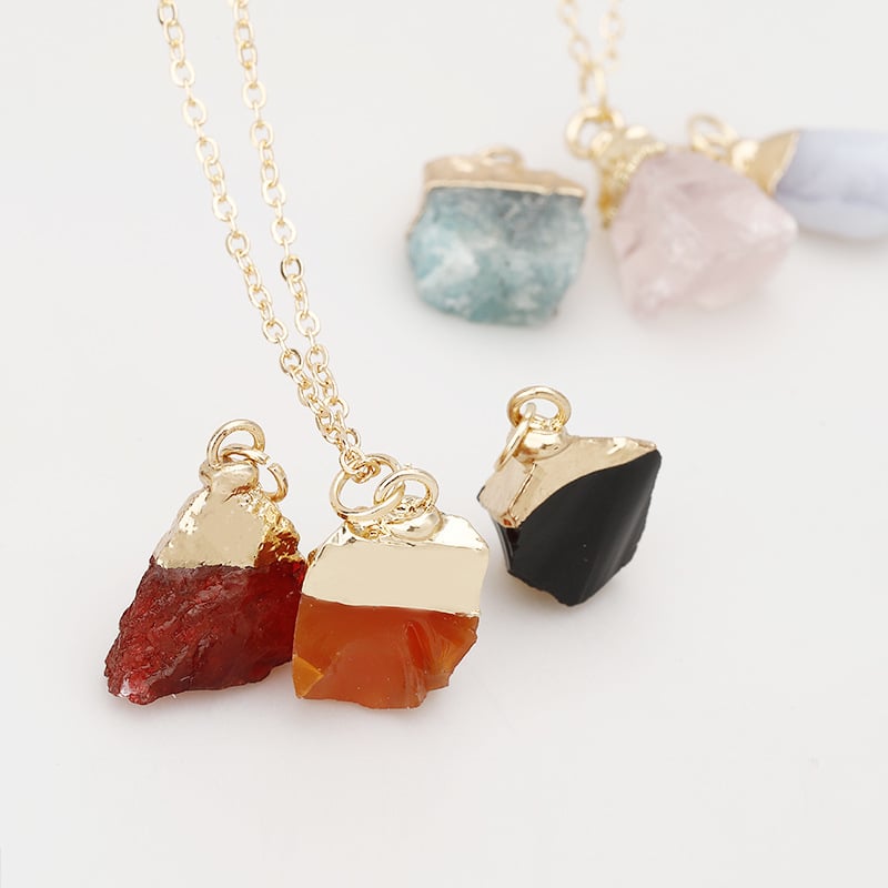 12 Zodiac Birthstone Necklace