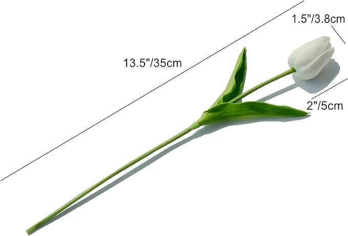 UV Resistant Lifelike Artificial Tulips Flowers