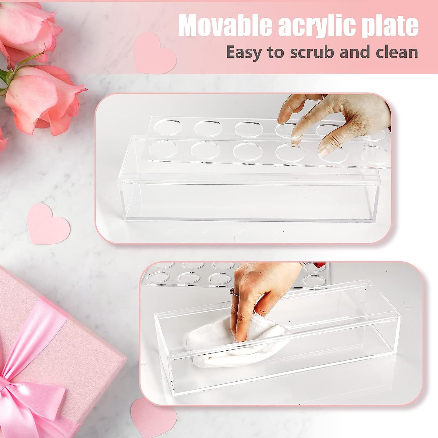 💥This Week's Special Price $26.99🎁Rectangular Acrylic Flower Box/Flower Vase
