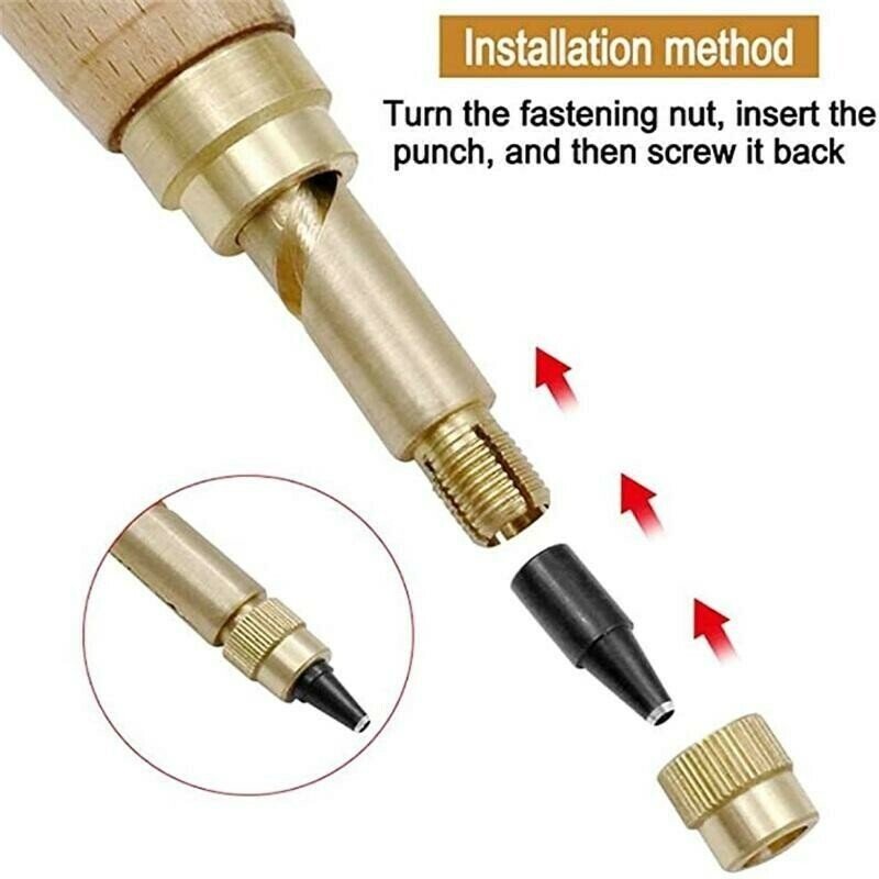 Buy 2 Free 1-DIY Leather Punch Rotary Punch