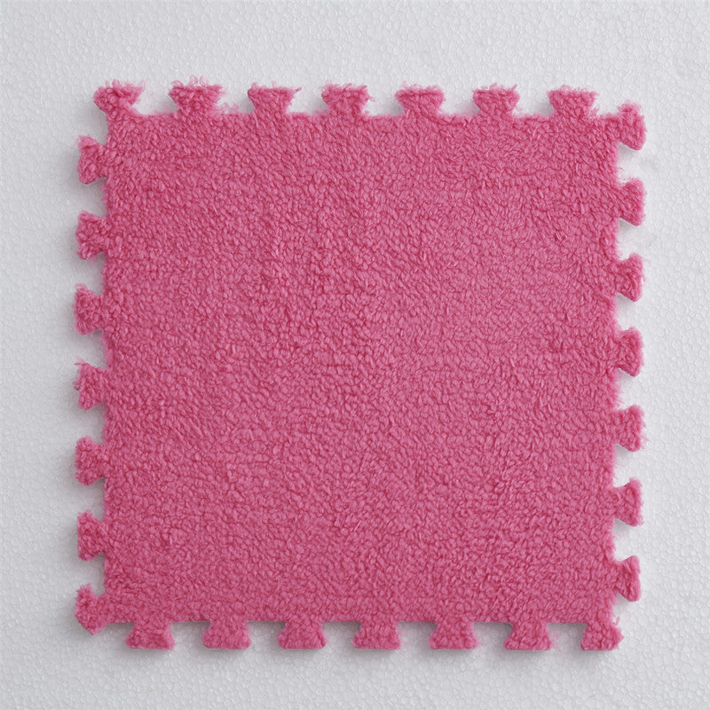 Spliced suede carpet