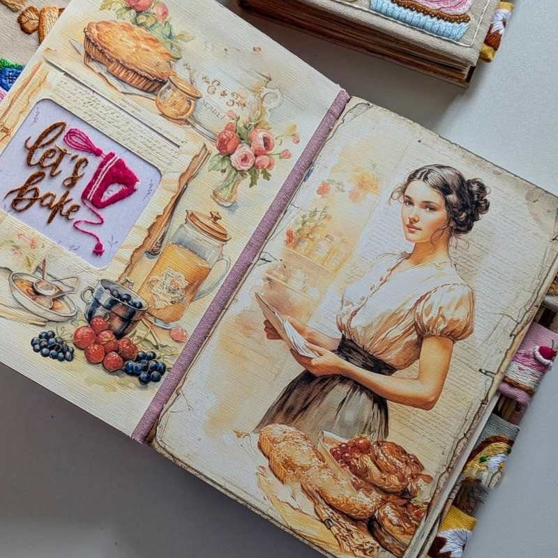 🥯55% off 🧀- Handmade Recipe Dessert Notebook