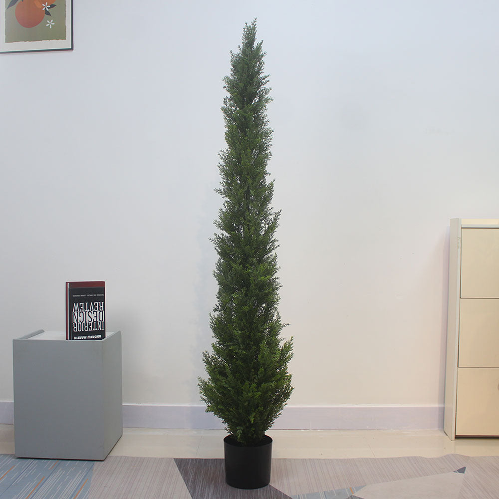 🏆 #1 Bestselling🏆--Artificial Cedar And Cypress Wood Courtyard Front Porch Decoration