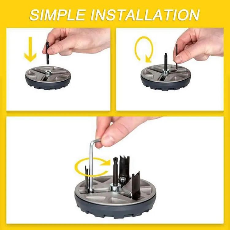🔥50% OFF TODAY ONLY🔥Adjustable Punch Saw Tool For Drilling