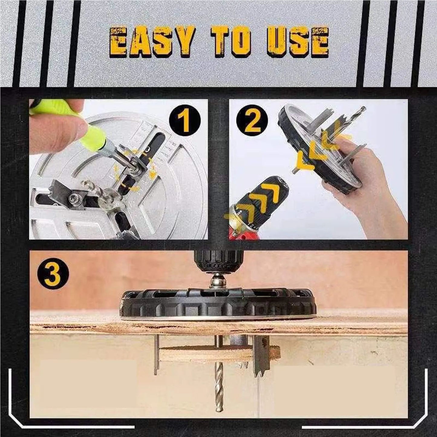 🔥50% OFF TODAY ONLY🔥Adjustable Punch Saw Tool For Drilling