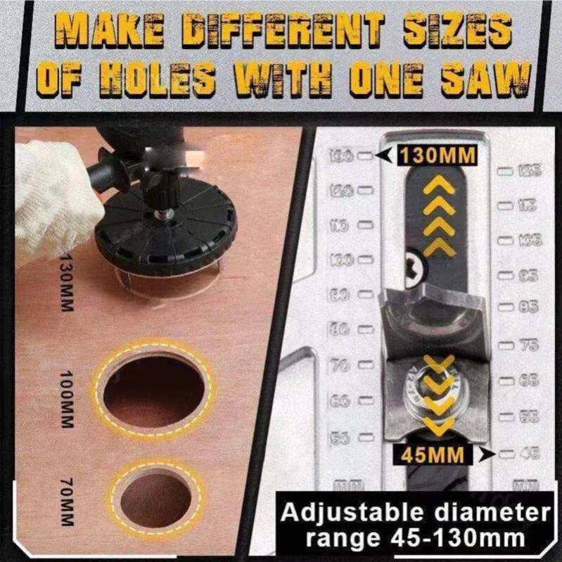 🔥50% OFF TODAY ONLY🔥Adjustable Punch Saw Tool For Drilling